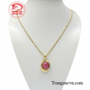 Bộ dây ruby sao thịnh vượng chế tác đẹp, chất lượng đảm bảo
