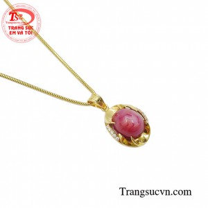 Bộ dây chuyền ruby đẹp, sang trọng