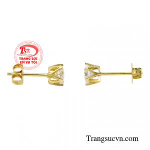 Hoa tai nữ vàng tây 10 đảm bảo chất lượng, thanh toán an toàn.