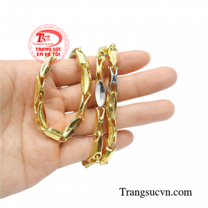Dây chuyền nam vàng xuất chúng năng động