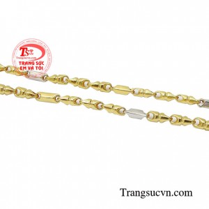 Dây chuyền nam vàng thời trang đẹp
