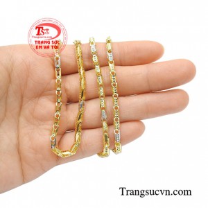 Dây chuyền nam vàng tây đẹp
