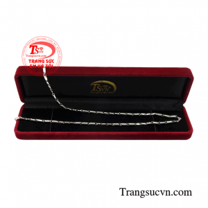 Dây chuyền vàng trắng thành đạt