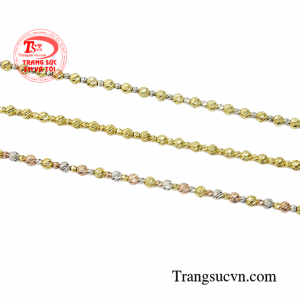 Lắc tay bi vàng trang nhã cao cấp được ưa chuộng hiện nay