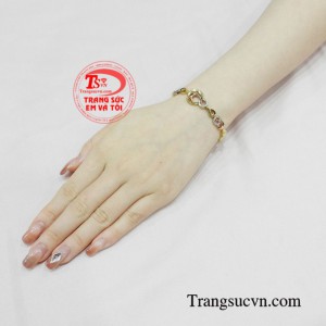 Lắc vàng nữ trang nhã