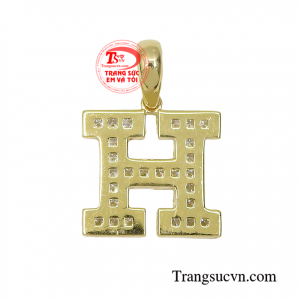 Mặt dây vàng duyên dáng nhận đặt chế tác theo yêu cầu, giao hàng toàn quốc.