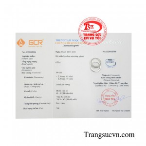 Nhẫn cưới kim cương vàng trắng