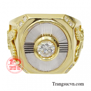 Chiếc nhẫn này đem lại vẻ nam tính và điển trai hợp với xu hướng hiện nay.