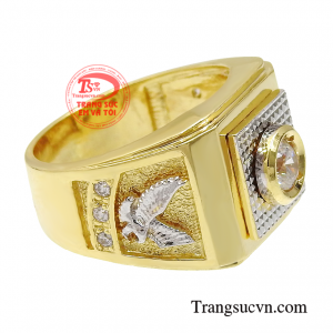 Nhẫn nam vàng màu xu hướng bảo hành uy tín.