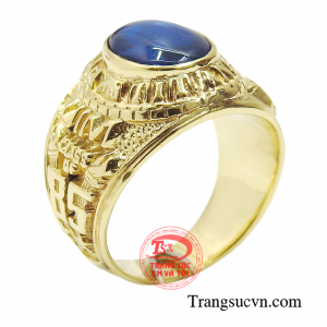 Nhẫn nam vàng thủ lĩnh là sản phẩm được chế tác tinh xảo.