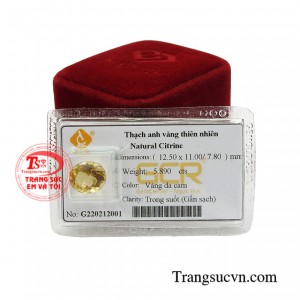 Thạch anh vàng là loại đá vô cùng quý hiếm có giá trị cao, loại đá này sở hữu màu vàng lấp lánh thu hút ánh nhìn và được xem là biểu tượng thịnh vượng và phú quý.