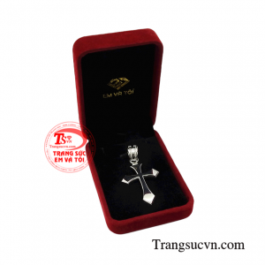 Thánh giá vàng trắng cầu nguyện