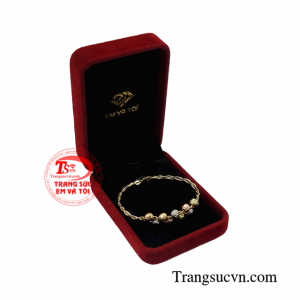 Vòng nữ vàng ấn tượng hiện đại.