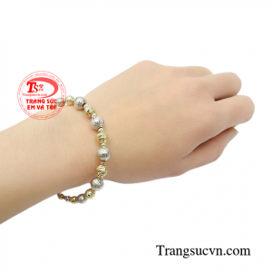 Vòng tay vàng tây cá tính thời trang