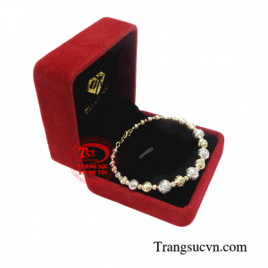 Vòng tay vàng tây cá tính đẹp tinh tế