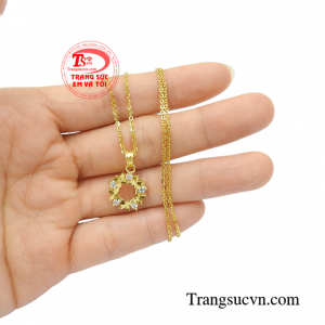 Bộ dây chuyền vàng nữ tinh tế sự lựa chọn tuyệt vời cho chính bạn