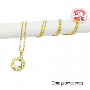 Bộ dây chuyền vàng tây chất lượng, bền đẹp, giao hàng toàn quốc.