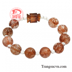 Người sở hữu chuỗi tay thạch anh tóc này không chỉ tốt cho phong thủy mà còn đem lại nhiều lợi ích về sức khỏe.