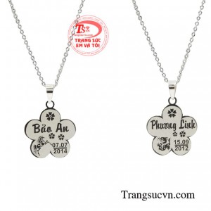Dây chuyền bạc cho bé đáng yêu uy tín.