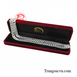 Dây chuyền nam bạc cao cấp phù hợp phong cách thời trang