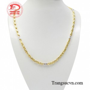 Dây chuyền vàng nam thu hút vàng tây 10k bền đẹp, chất lượng