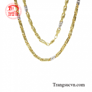 Dây chuyền nam vàng tây chế tác theo yêu cầu, giao hàng nhanh toàn quốc.