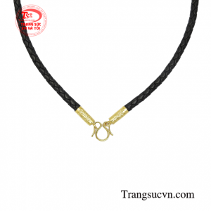 Dây da bọc vàng đẳng cấp kiểu dáng mới lạ, chất lượng đảm bảo.