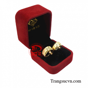 Hoa tai vàng tây duyên dáng cho phái đẹp