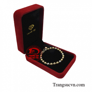 Lắc tay vàng tây sang trọng cho phái đẹp