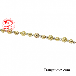 Lắc tay bi vàng bền đẹp, chất lượng, giao hàng nhanh toàn quốc.