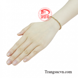 Lắc tay bi vàng cao cấp cho phái đẹp