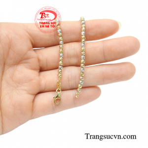 Lắc bi vàng thanh lịch món quà tuyệt vời cho người bạn yêu thương