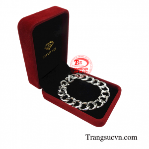 Lắc nam vàng trắng cao cấp giúp bạn nổi bật giữa đám đông