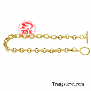 Lắc tay vàng tây dành cho nữ thanh toán an toàn.