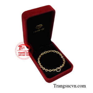 Lắc tay nữ vàng ấn tượng bền đẹp.