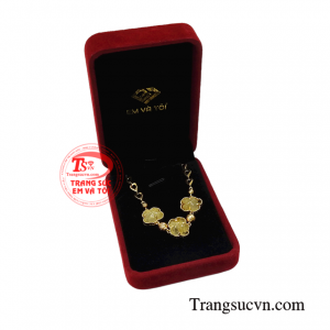 Lắc tay thạch anh tóc may mắn đảm bảo chất lượng.