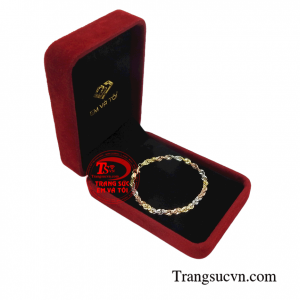 Lắc tay vàng tây duyên dáng cao cấp