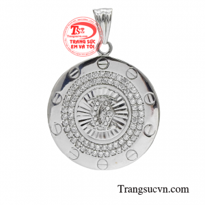 Mặt dây chuyền nam vàng thời trang kiểu dáng nam tính hiện đại được rất nhiều nam giới ưa chuộng. 