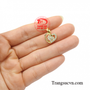 Mặt dây nữ trái tim xinh xắn thời trang