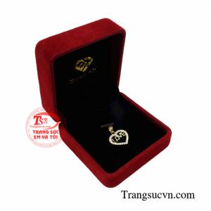 Mặt dây trái tim chân thành