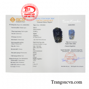 Sản phẩm có giấy kiểm định đá quý 