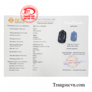 Sản phẩm có giấy kiểm định đá quý