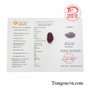 Mặt rồng ruby chất lượng
