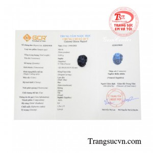 Mặt rồng sapphire đại cát