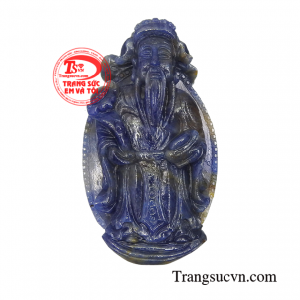 Mặt Sapphire Ông Lộc Thịnh Vượng tượng trưng cho sự giàu có.