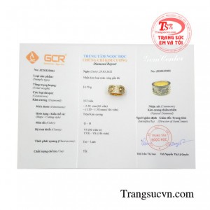 Nhẫn nam kim cương cao cấp