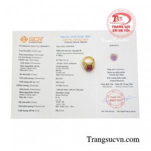 Nhẫn nam ruby sao cao cấp hợp thời trang.