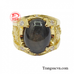 Không chỉ vừa làm đẹp chiếc nhẫn này còn có thể đem đến vận may, tài lộc và thịnh vượng cho người đeo