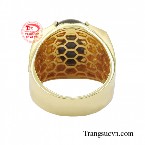 Nhẫn nam saphir sao thành đạt cao cấp