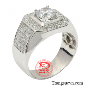 Nhẫn nam vàng lịch lãm là sản phẩm mới được chế tác độc đáo sẽ mang đến vẻ cá tính cho phái mạnh. 